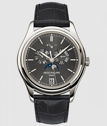 Replica Watch Patek Philippe 5146P-001 Complications Annual Calendar 5146 Platinum Grey